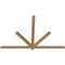 Ekena Millwork Kennewick Timber Gable Bracket, Western Red Cedar, 84"W x 56"H x 1 1/2"D x 3 1/2"F, 16/12 Pitch GBW084X56X0204KEN00SWR - alternate 2